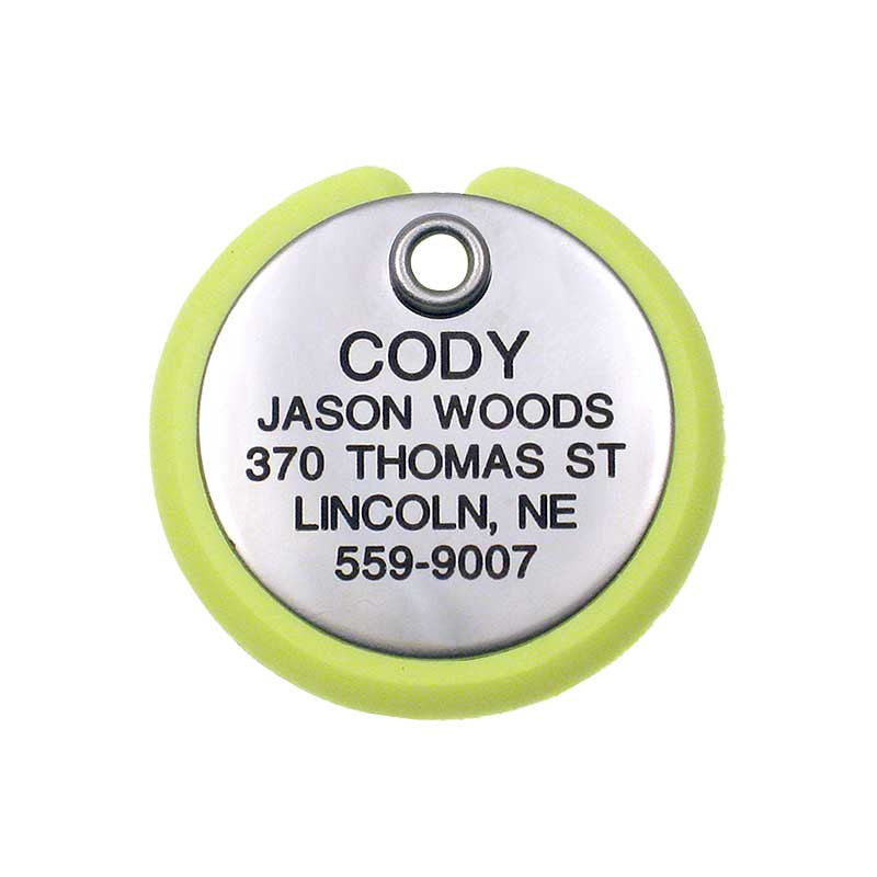 Round Frame Tag, - Lucky Pet